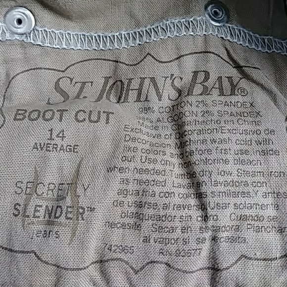 St John's Bay Secretly Slender Boot Cut Jeans - Picture 4 of 5